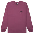 Basic Stussy L S Tee Berry
