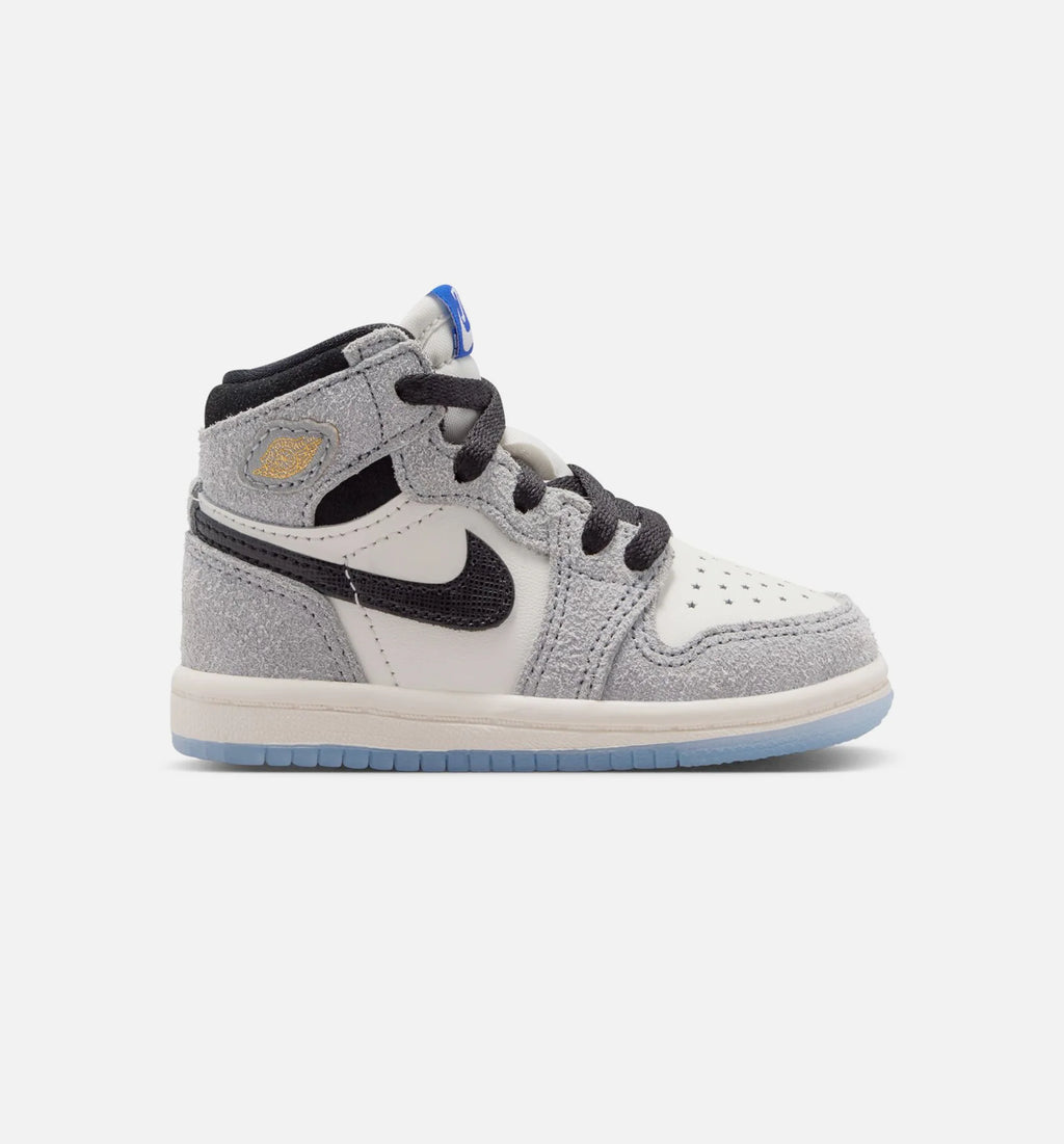 Air Jordan 1 Retro High OG Cool Grey Infant Toddler Lifestyle Shoe Cool Grey Black Sail Game Royal
