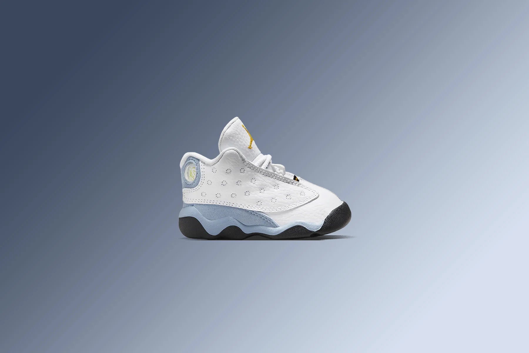 Air Jordan 13 Retro TD White Yellow Ochre Blue Grey