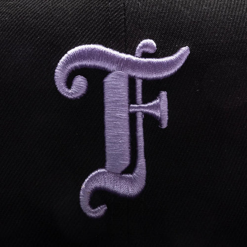 Feature x New Era Old English Scottsdale Snapback Black Purple