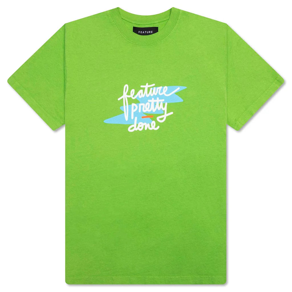 Feature x Pretty Done Splash Tee Greenery