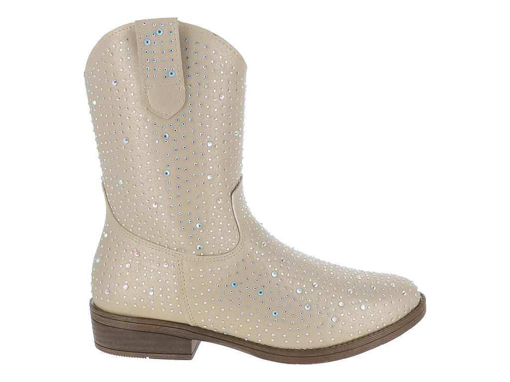 Botas Vaqueras Tropicana Fantasia Oro para Niña