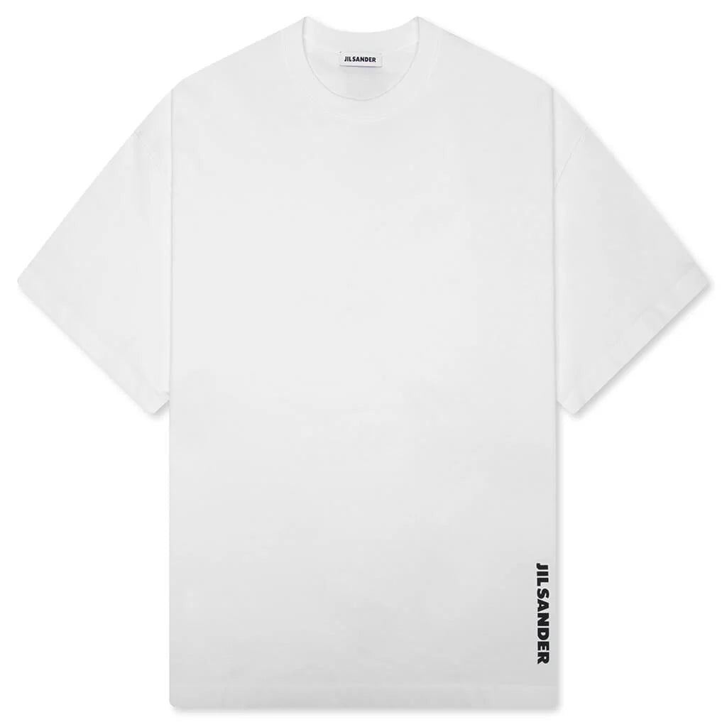 Cotton Crew Neck T Shirt Porcelain