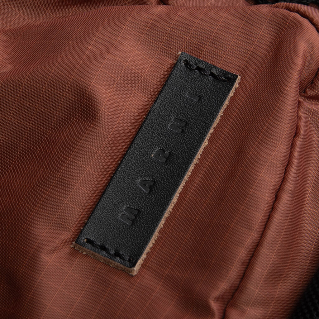 Shopping Bag Rust Black
