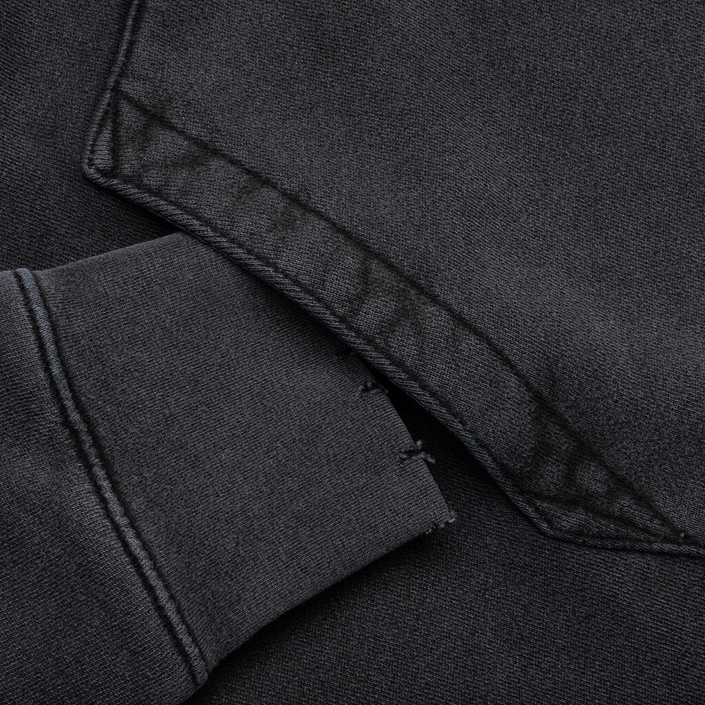 Vintage Crystal Star Hoodie Black