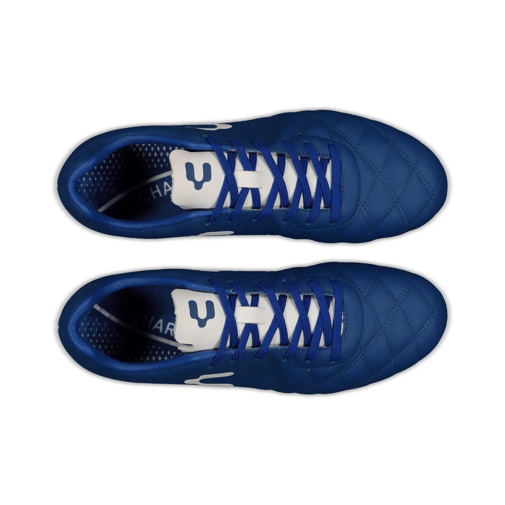 Charly Legendario LT FG 20 Firm Ground Soccer Cleats Royal White