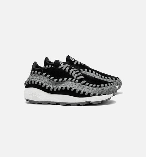 Air Footscape Woven Womens Lifestyle Shoe Black Smoke Grey Sail