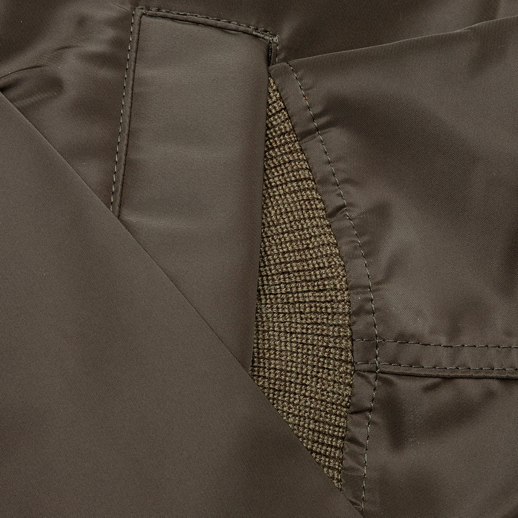 Nylon Twill Blouson Khaki