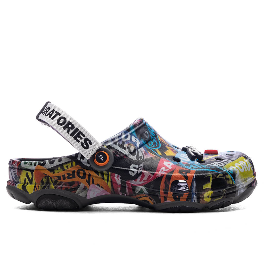 Futura Laboratories x Crocs All Terrain Clog Slate Grey
