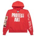 Protest Art Hoodie Red