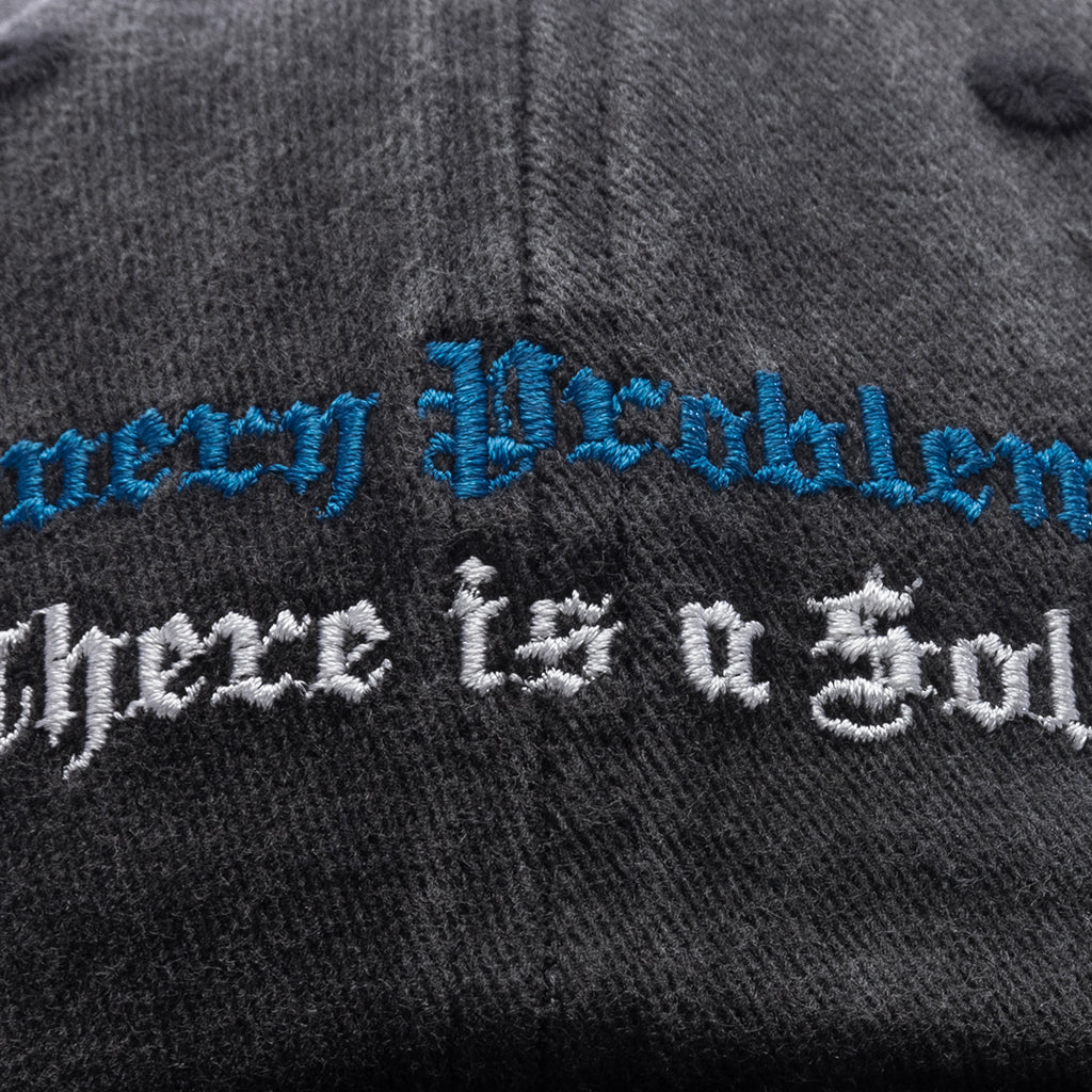 Solutions 6 Panel Washed Black
