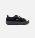 Suede Creeper Women Lifestyle Shoe Black Gold