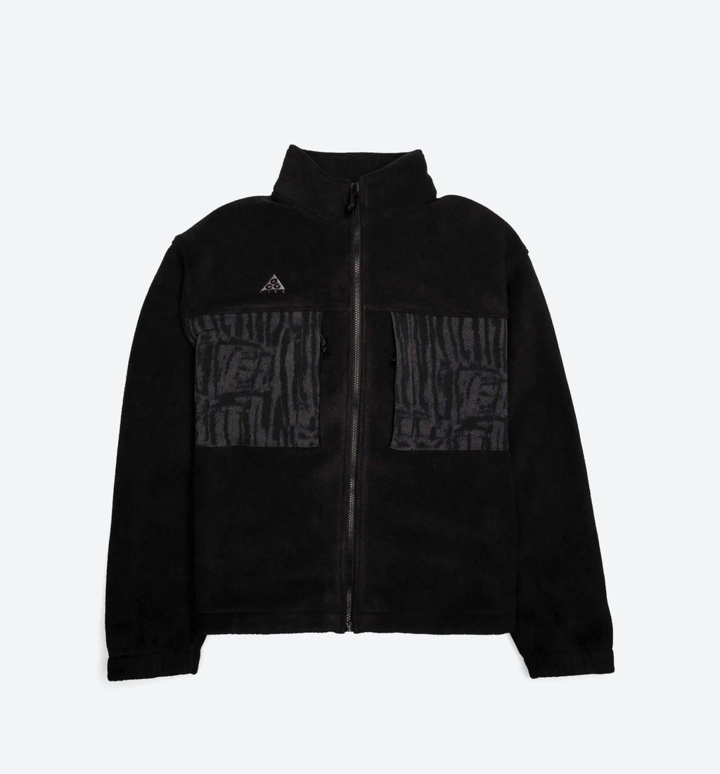 NRG ACG Microfleece Mens Jacket Black Black