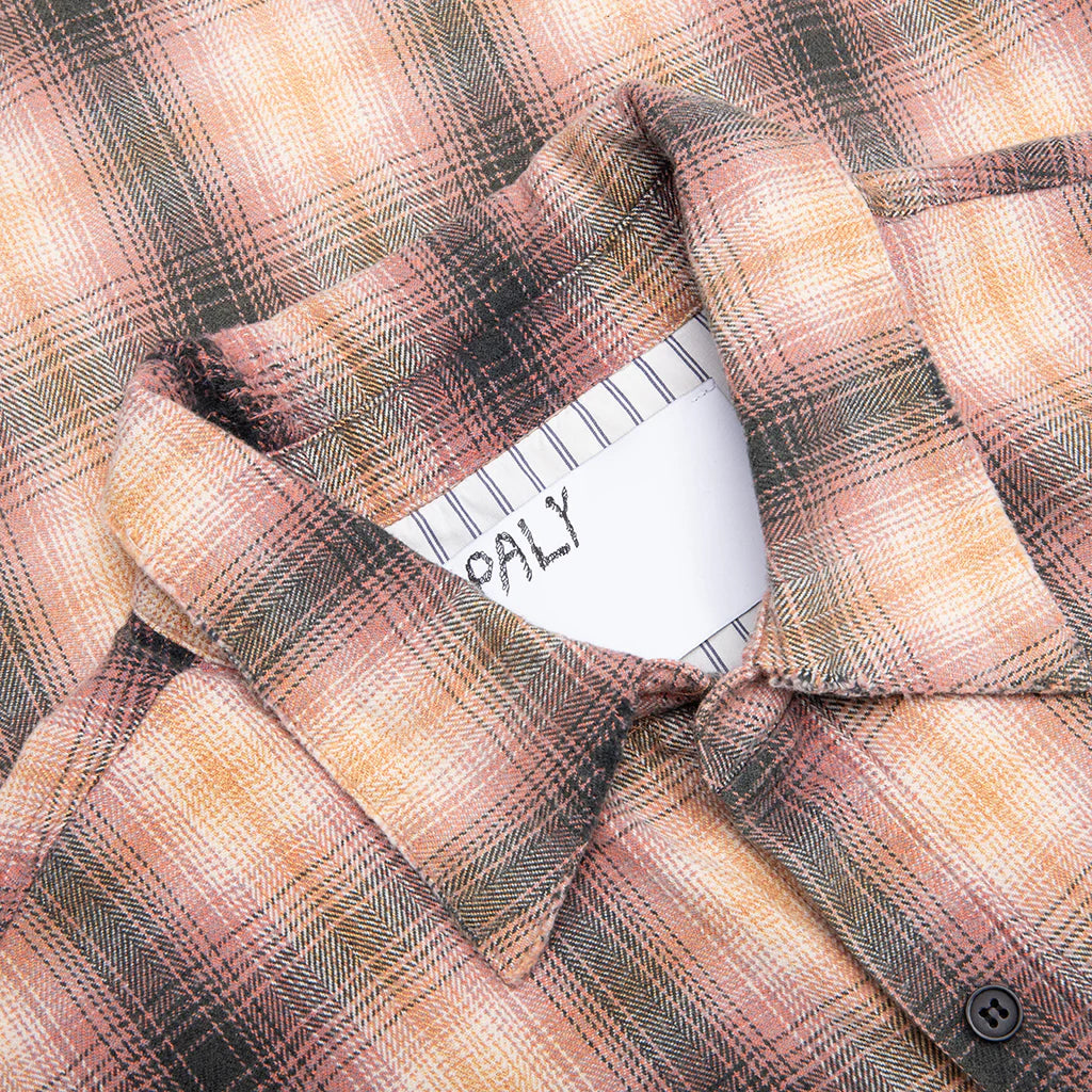 Dockweiler Flannel Overshirt Tan
