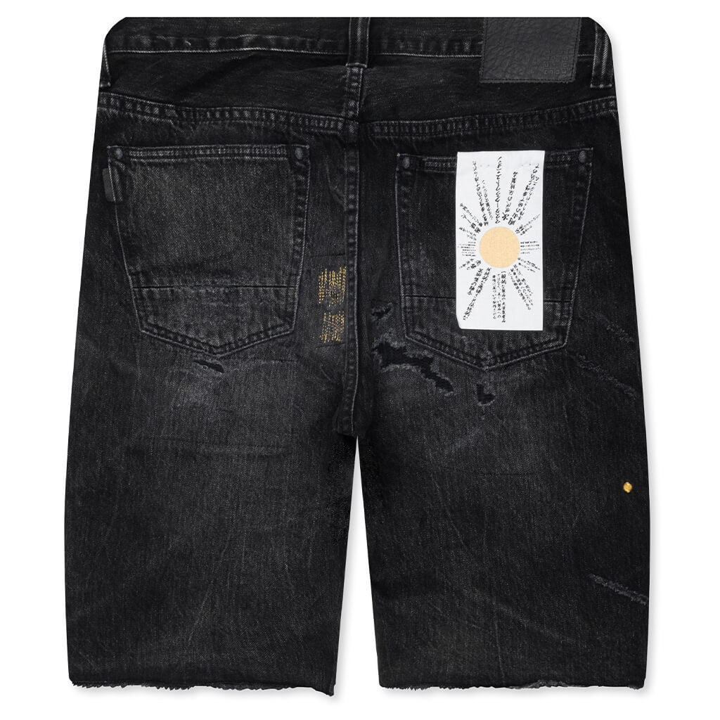 Kawasaki Short Kuro Rip And Repaired Black