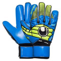 Uhlsport Eliminator Soft RF Competition Goalkeeper Gloves Black Blue Power Green