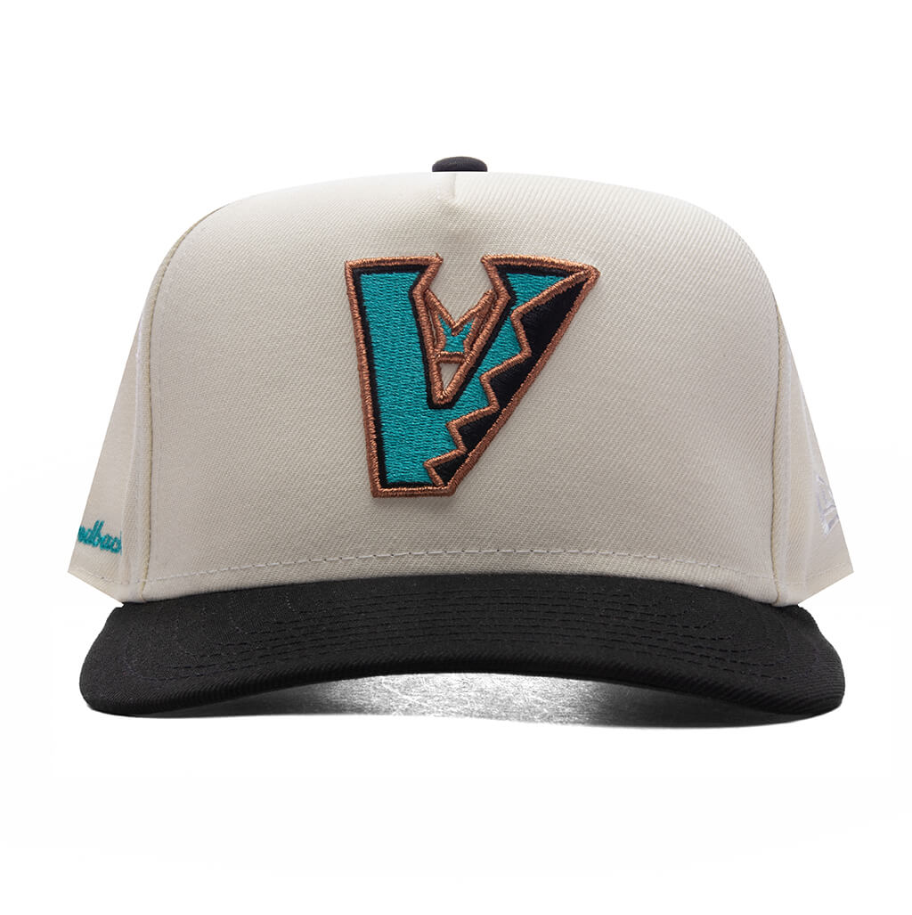 AZ Diamondbacks Upside Down Logo 9Fifty A Frame Snapback Chrome Black