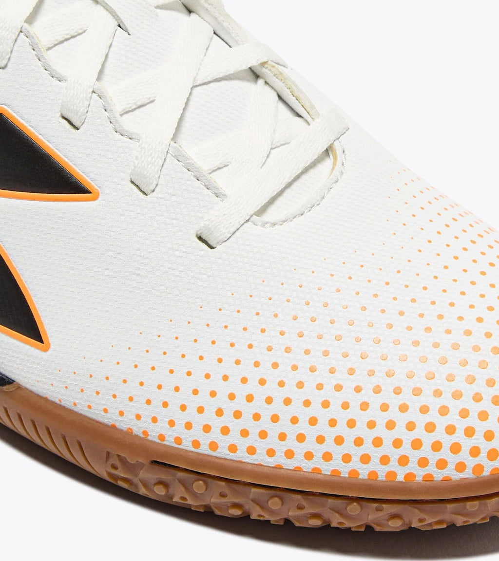 Diadora Pichichi 7 IN Indoor Football Boots White Black Orange Fluo