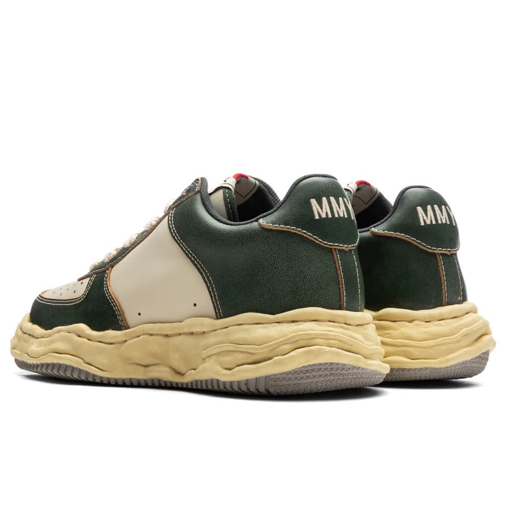 Wayne Low Vintage Leather Green White