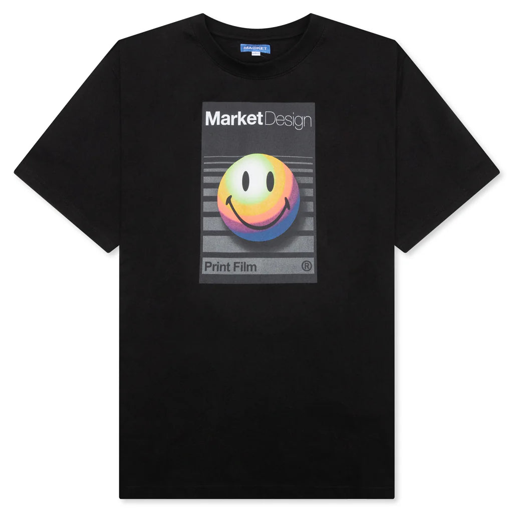 Smiley Analogue T Shirt Black