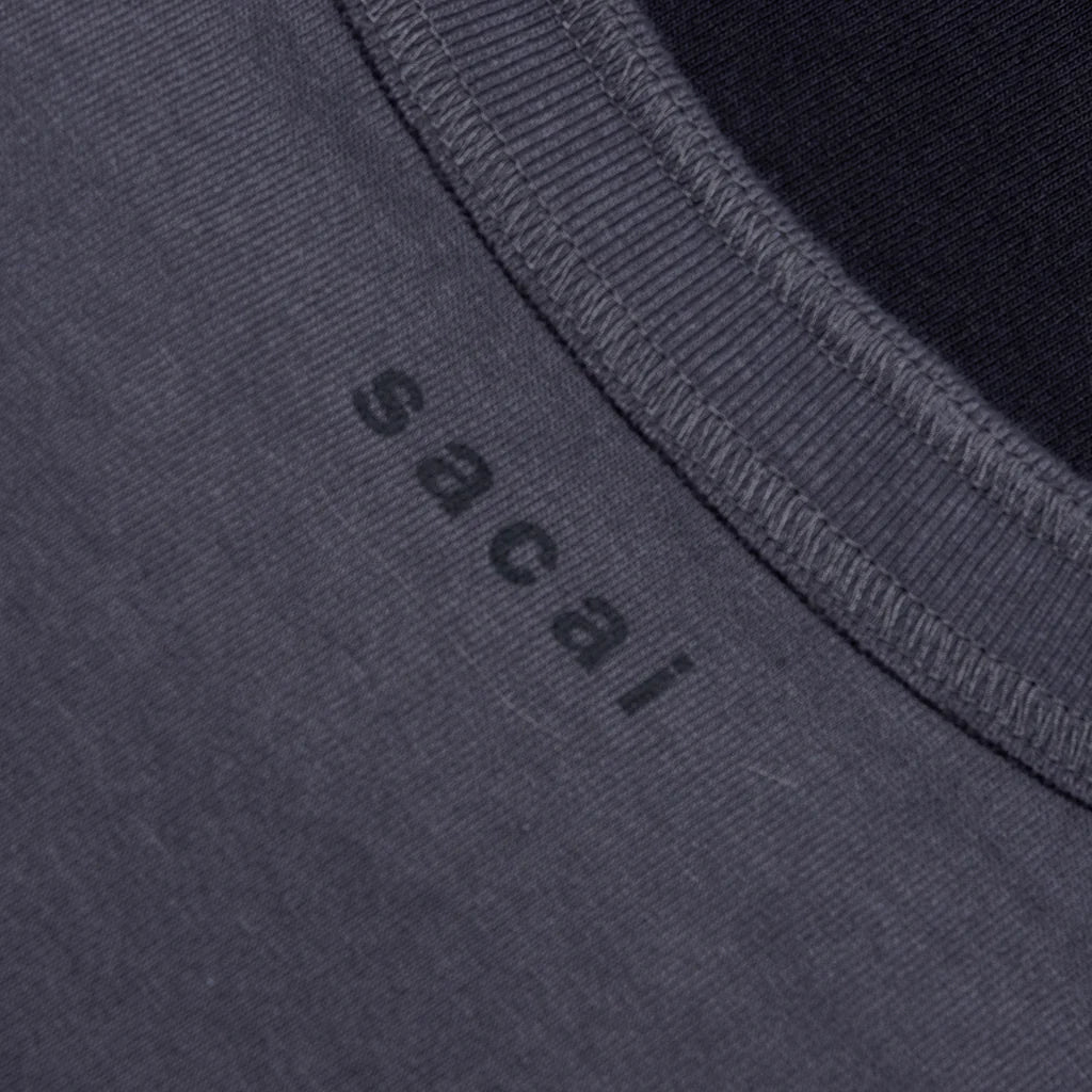 Garment Dye Cotton Jersey L S T Shirt Black