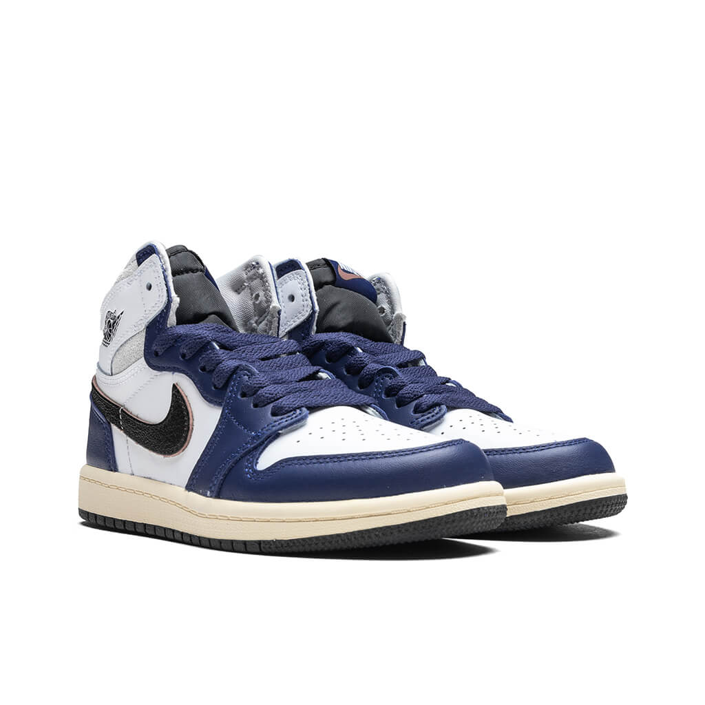 Air Jordan 1 Retro High OG Rare Air PS White Black Neutral Grey Deep Royal Blue