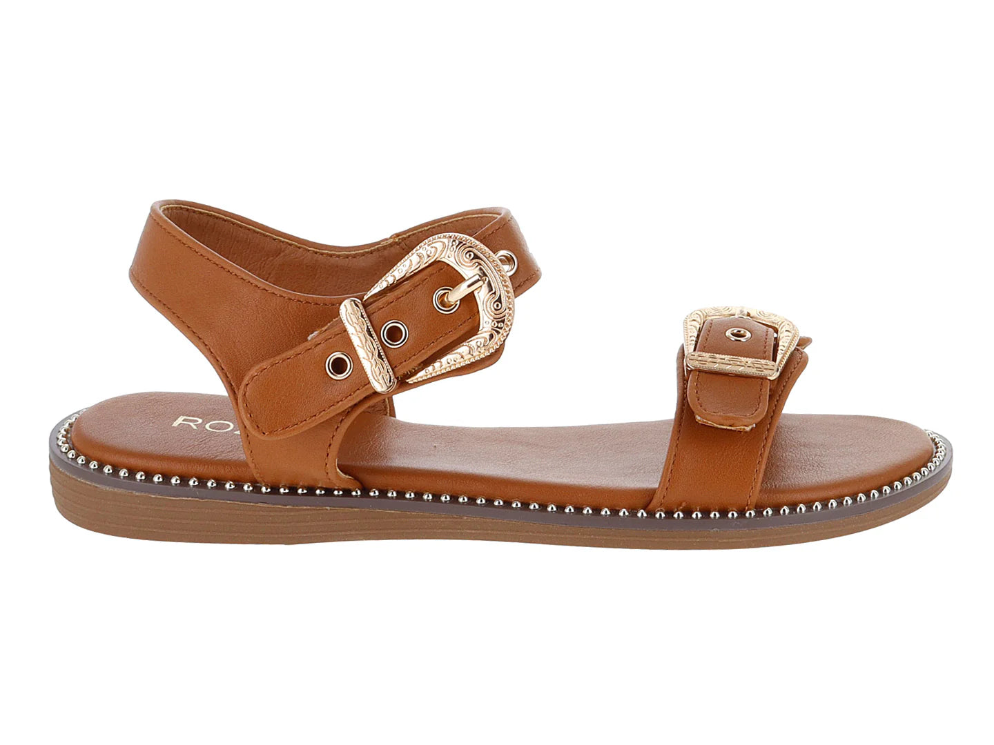 Sandalias ROZE Color Camel para Mujer