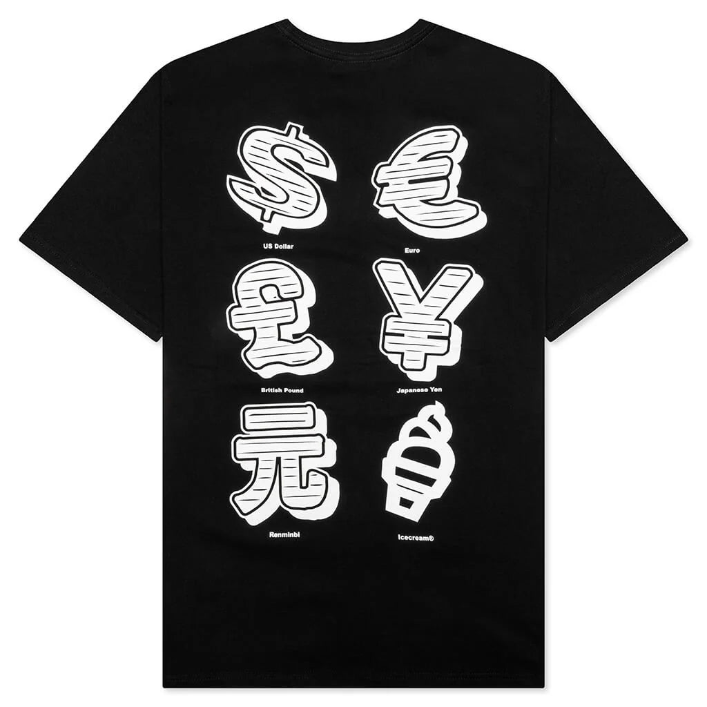 Currency S S Tee Black