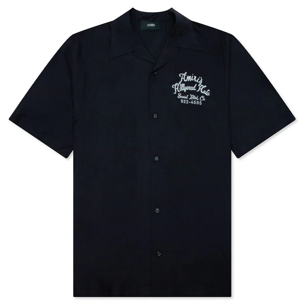 Hollywood Auto Bowling Shirt Black