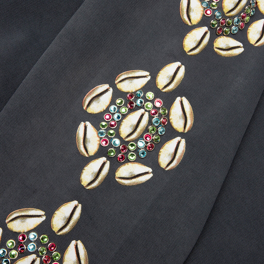 Cowrie Crystal Hoodie Black