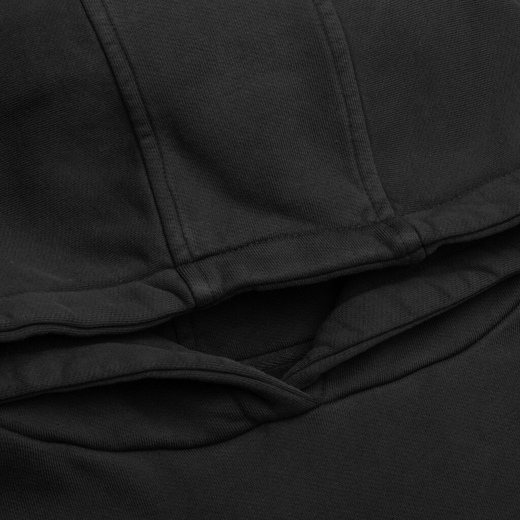 Bay of Angels Yacht Hoodie Vintage Black
