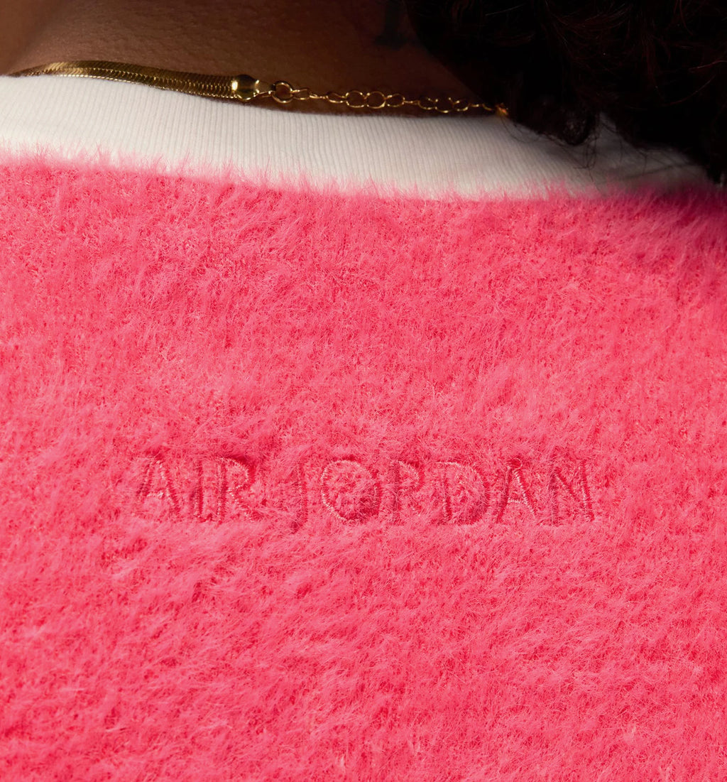 Air JDN Cardigan Mens Sweater Aster Pink