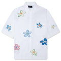 Super Bloom Cropped S S Shirt White