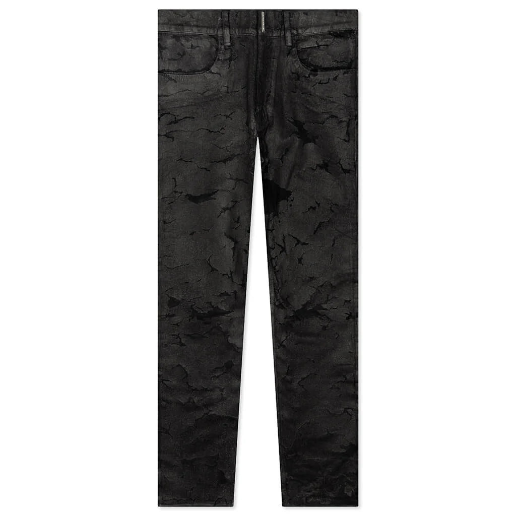 Slim Fit 5 Pocket Trousers Black