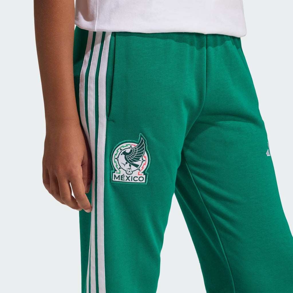 adidas Mexico DNA Youth Soccer Tracksuit Bottoms Green