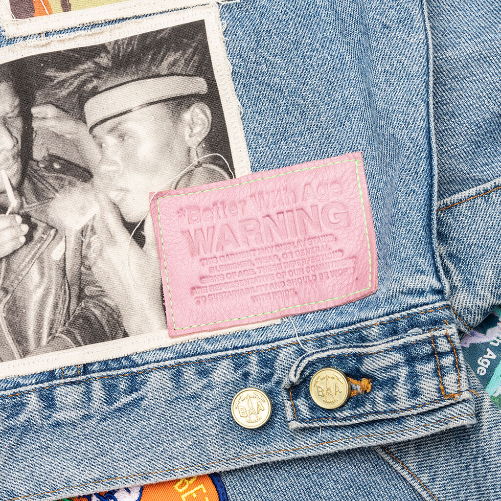 Portrait Denim Jacket Multi