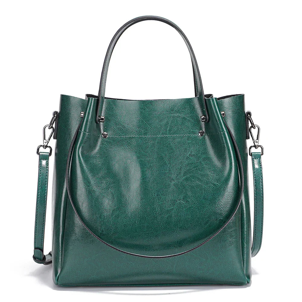 Bolsa Tote de Couro La Spezia