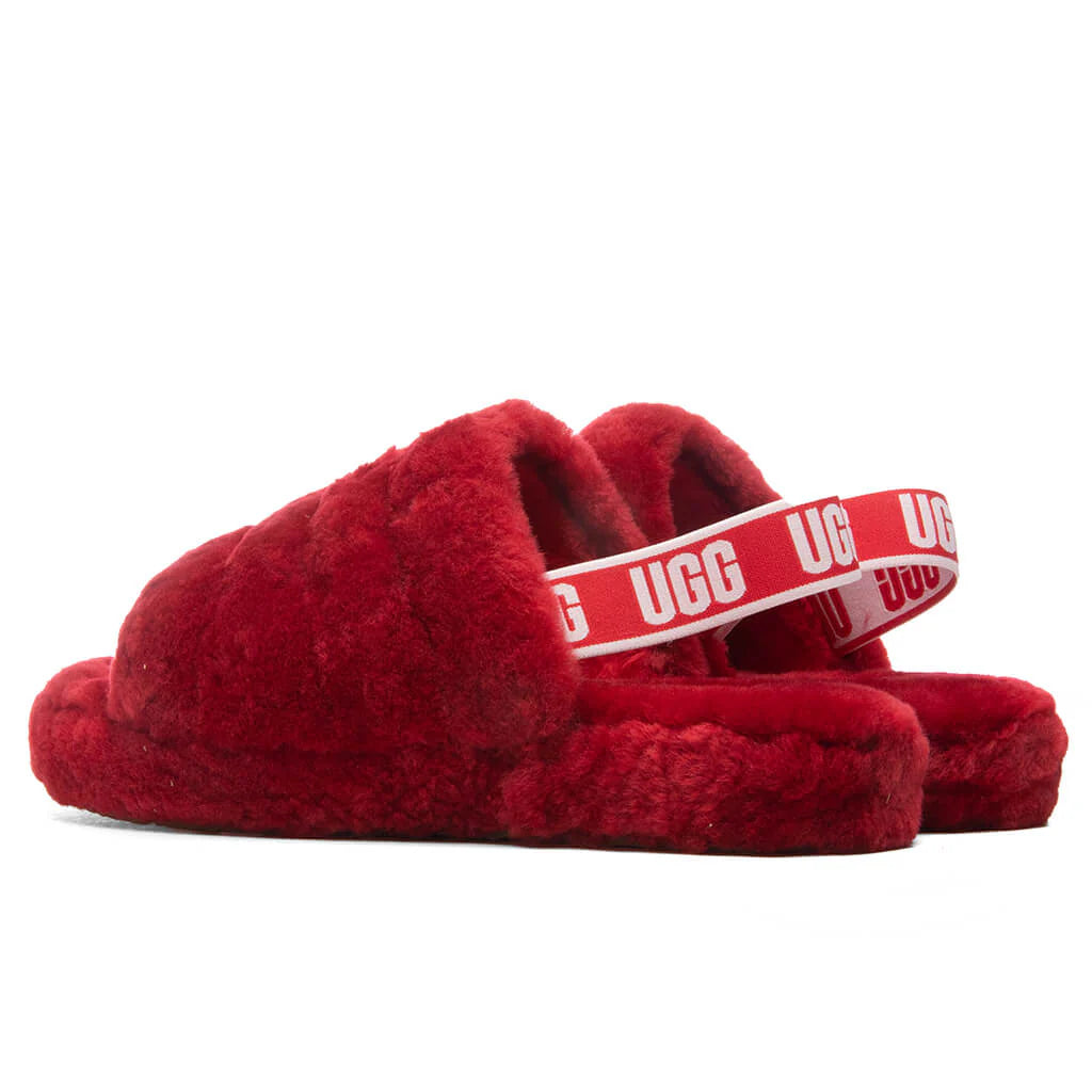 Kids Fluff Yeah Slide Ribbon Red
