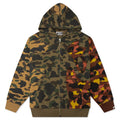 1st Camo Upcycled Relaxed Fit Full Zip Hoodie Multi