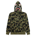 1st Camo Shark Full Zip Hoodie Green