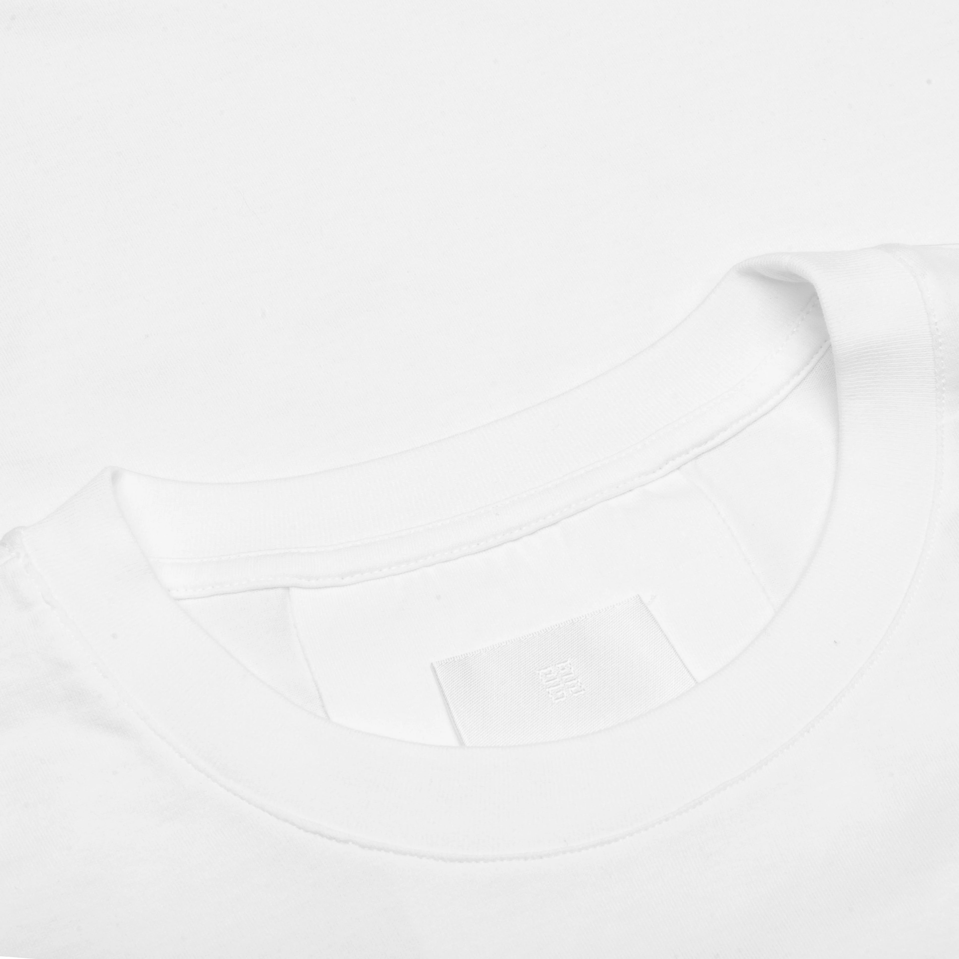 Reflective Slim Fit T Shirt White