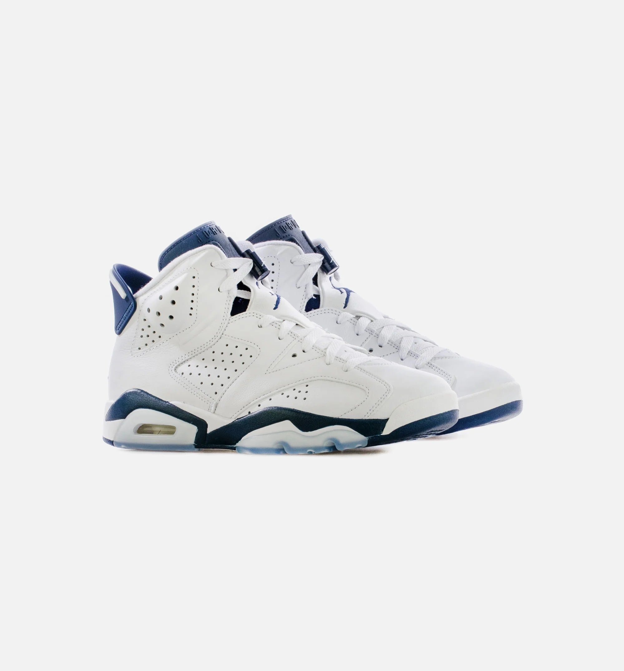 Air Jordan 6 Midnight Navy Mens Lifestyle Shoe White Navy Free Shipping