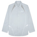 Embroidered Logo Button Up Shirt Cold Grey