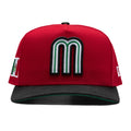 FEATURE x New Era 9FIFTY A Frame Snapback Mexico Pack Red Black