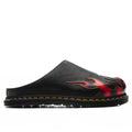 San Mule Flame Black Vibrant Red Dms Yellow