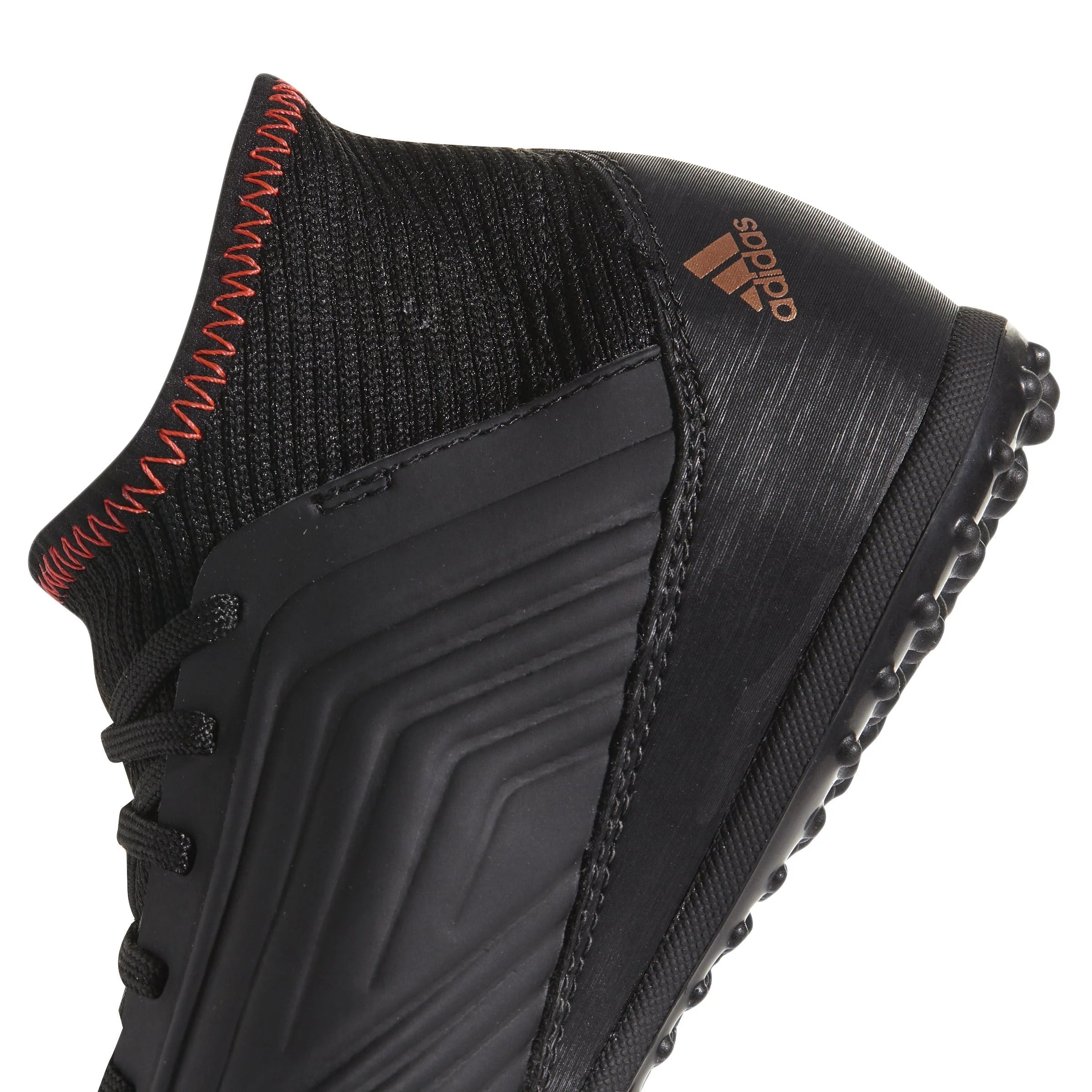 adidas Predator Tango 183 TF Turf Youth Soccer Cleats Black White Solar Red