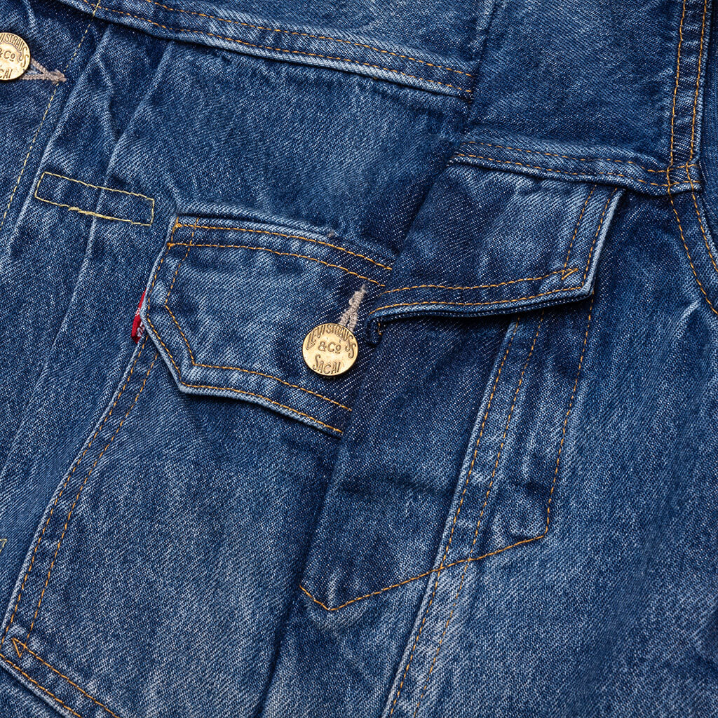 Sacai x Levis Denim Jacket Blue