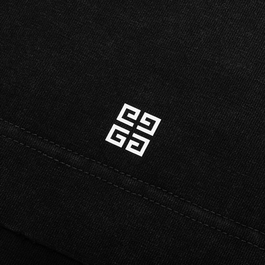 Casual Fit No Pocket T Shirt Black