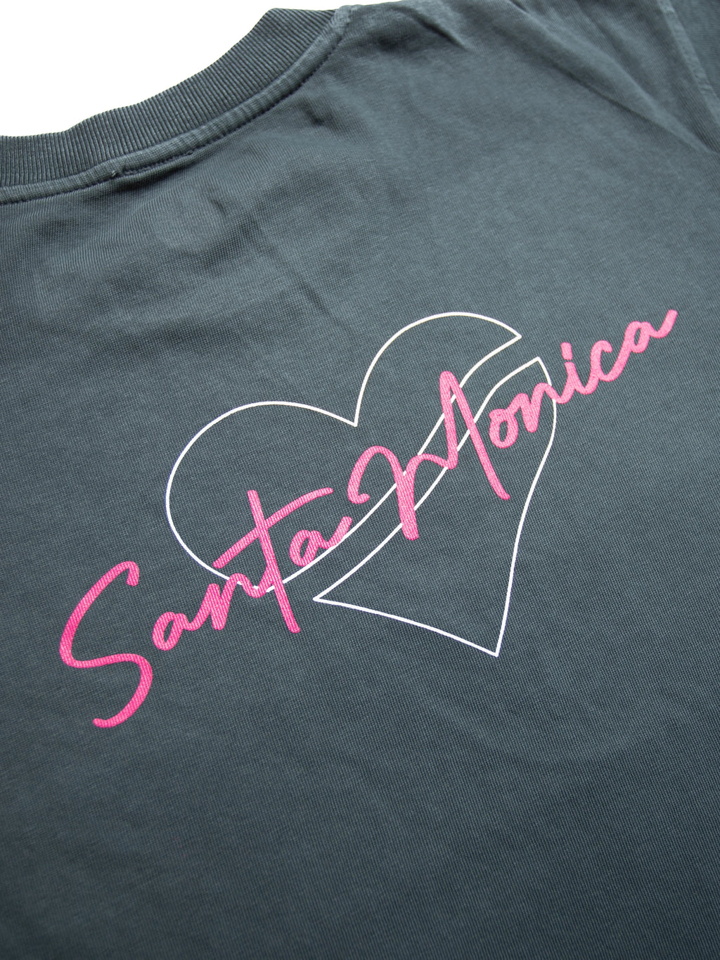 Heartbreak Santa Monica Outline Heart Tee