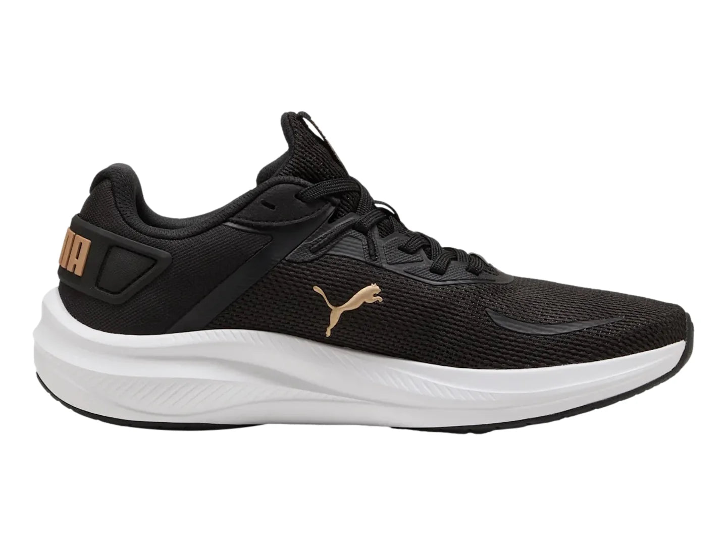 Tenis PUMA Skyrocket Lite 2 Alt Negro y Oro para Mujer